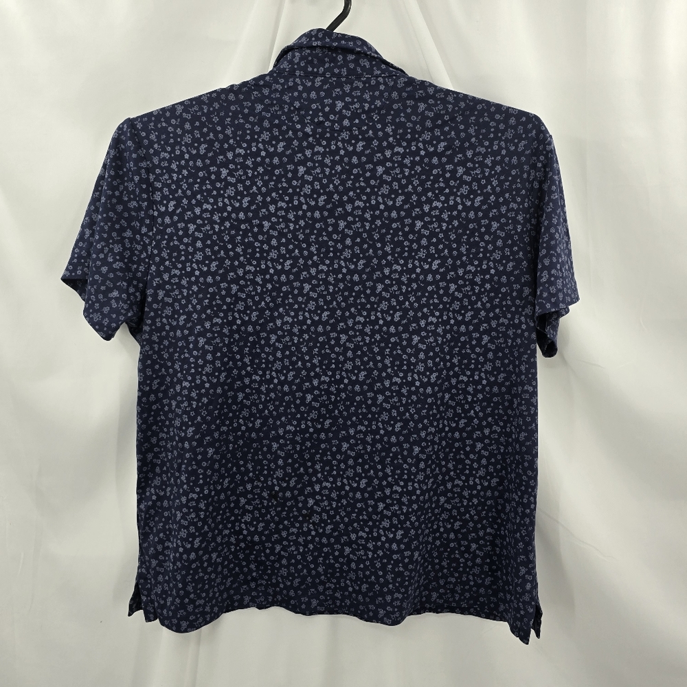 Polo Ralph Lauren Men's Size XL Blue White Floral All Over Print Slim Fit Cotton - Picture 3 of 9